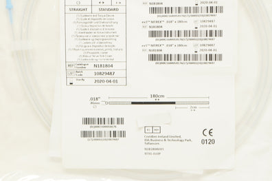 Ev3 N181804 Nitrex Guidewire 0.018inch x 180cm, Straight (x)